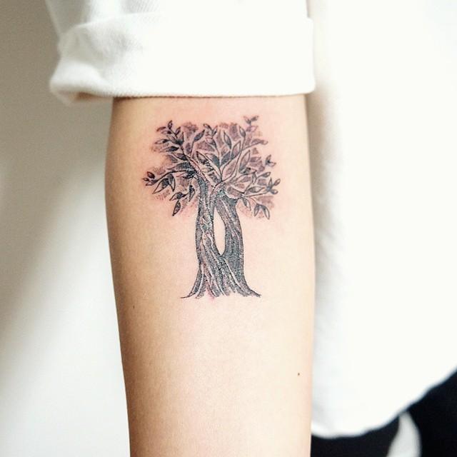 tatuaggio albero  123